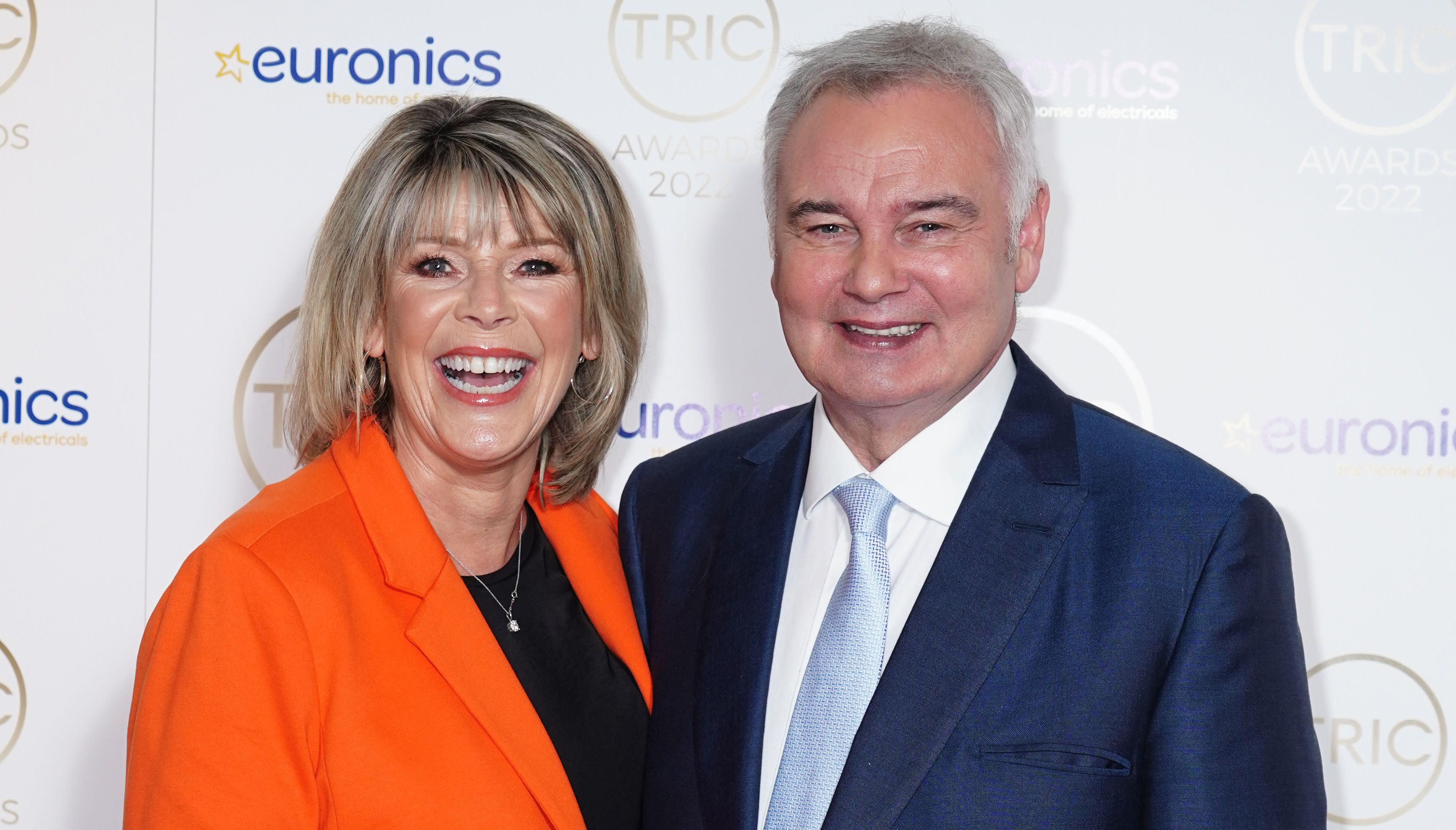 Ruth Langsford and Eamonn Holmes arriving for the TRIC Awards 2022 at Grosvenor House, London. Picture date: Wednesday July 6, 2022.