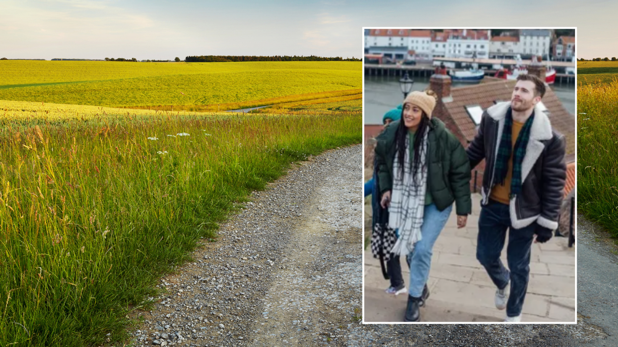 Rutland field / tourists in UK