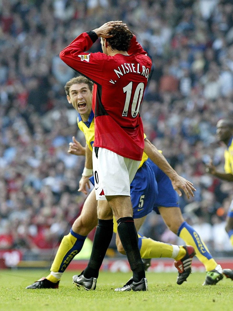 Ruud van Nistelrooy Martin Keown