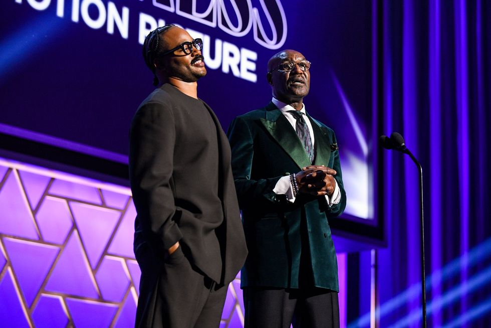 Ryan Coogler and Delroy Lindo