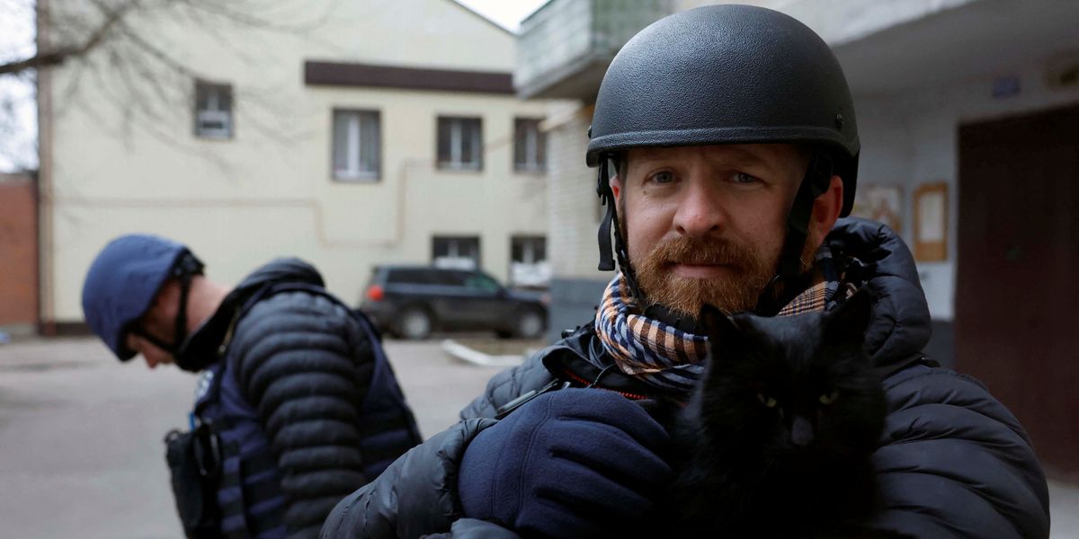 NextImg:Ex-British soldier advising journalists on safety in warzones killed in missile strike on hotel in Ukraine