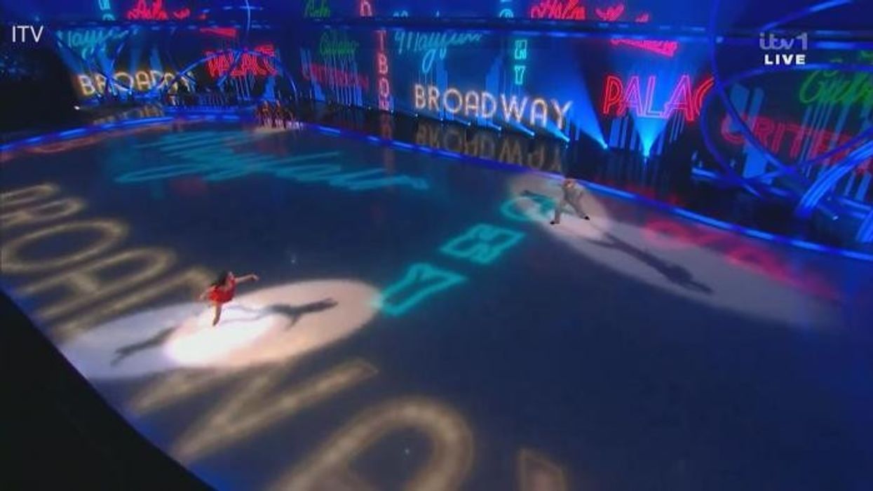 ITV’s Dancing on Ice star Ryan Thomas suffers TWO falls on the ice during live show - but still avoids axe