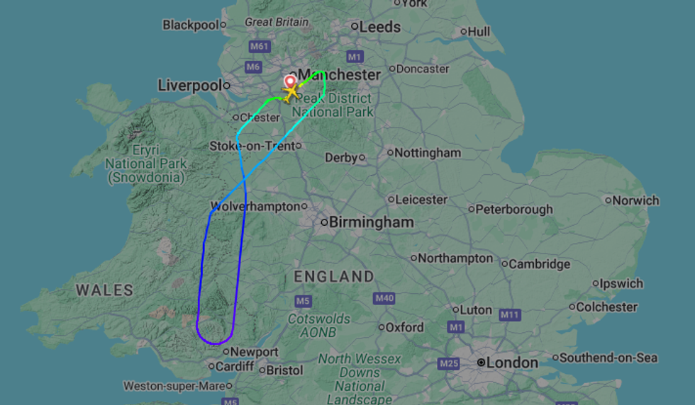 Ryanair Flight forced to turn back
