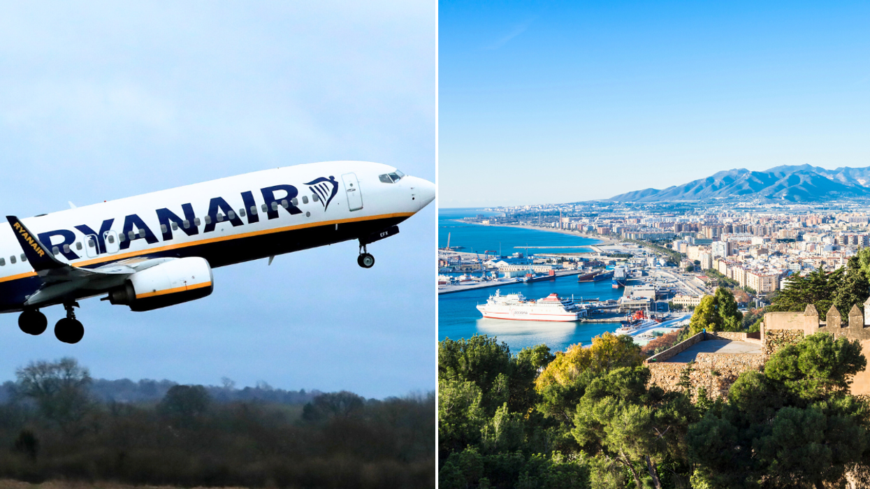 Ryanair flight Malaga