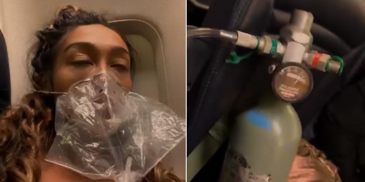 NextImg:Ryanair passenger 'almost DIED' after she was 'trapped' on grounded plane while having asthma attack