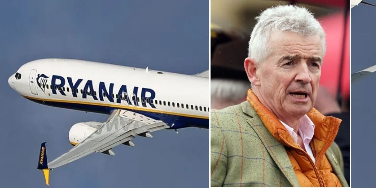 NextImg:Ryanair could cut flight capacity by 10% as boss slams air travel tax hike - holidays set to become 'much more expensive' for UK families