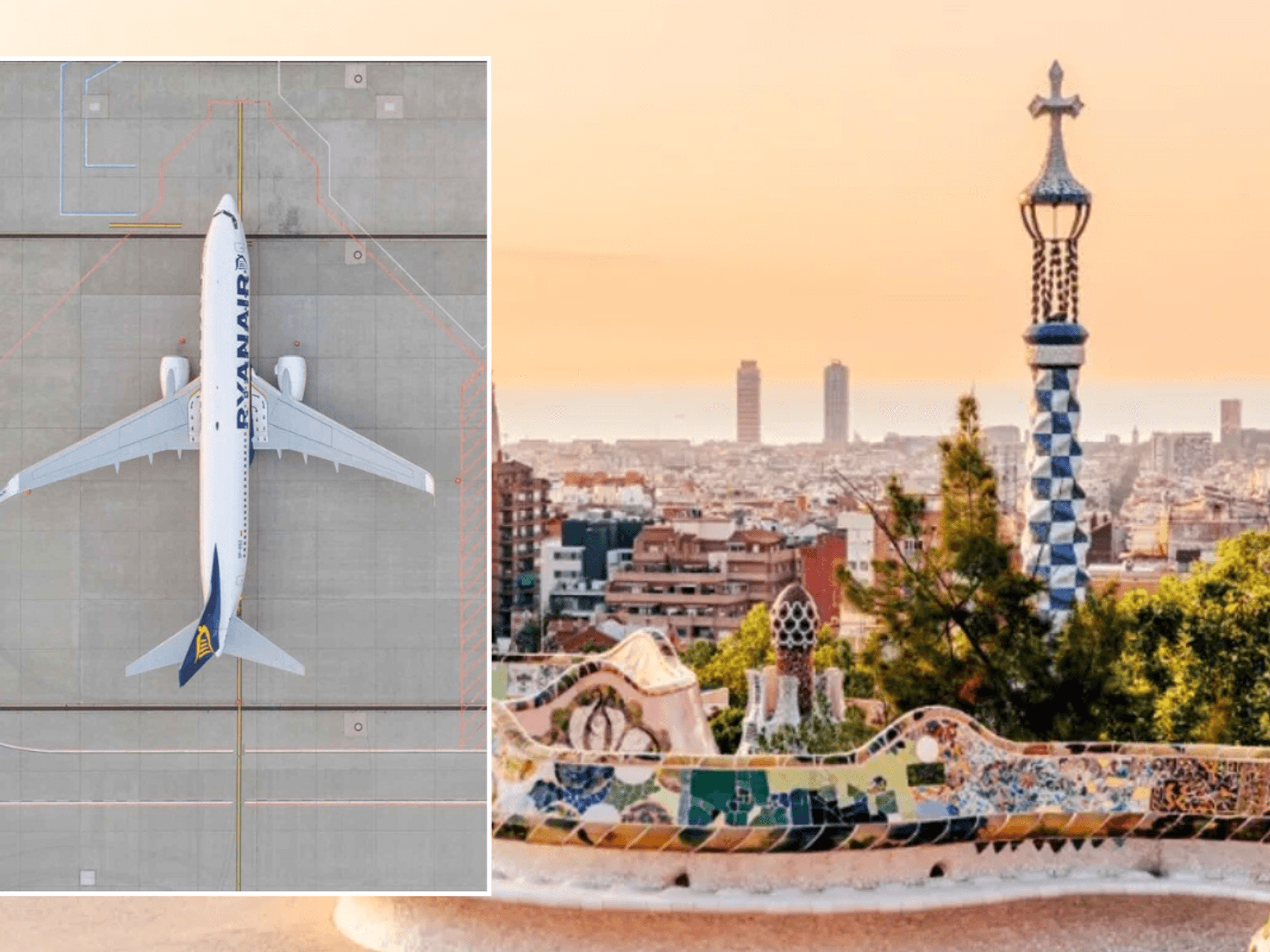 Ryanair planes / Barcelona, Spain