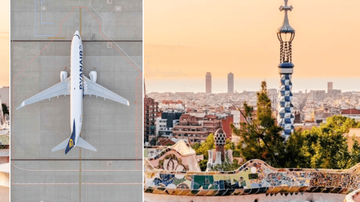 Ryanair planes / Barcelona, Spain