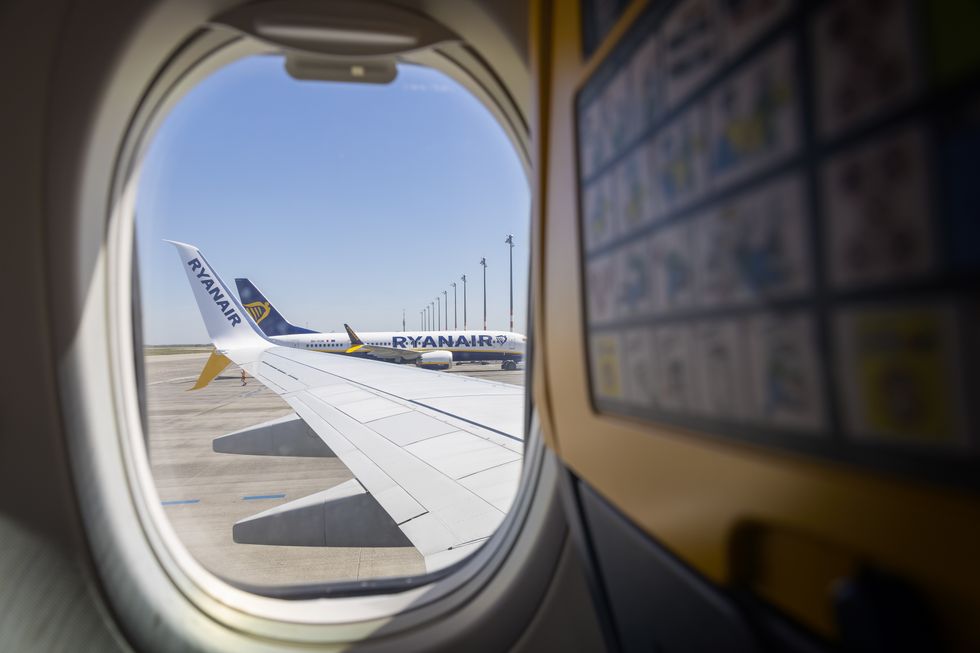 Ryanair planes on Tarmac