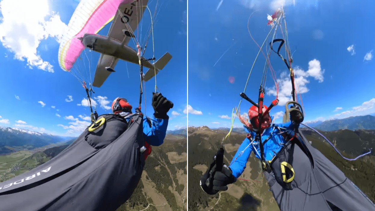 Sabrina the paraglider