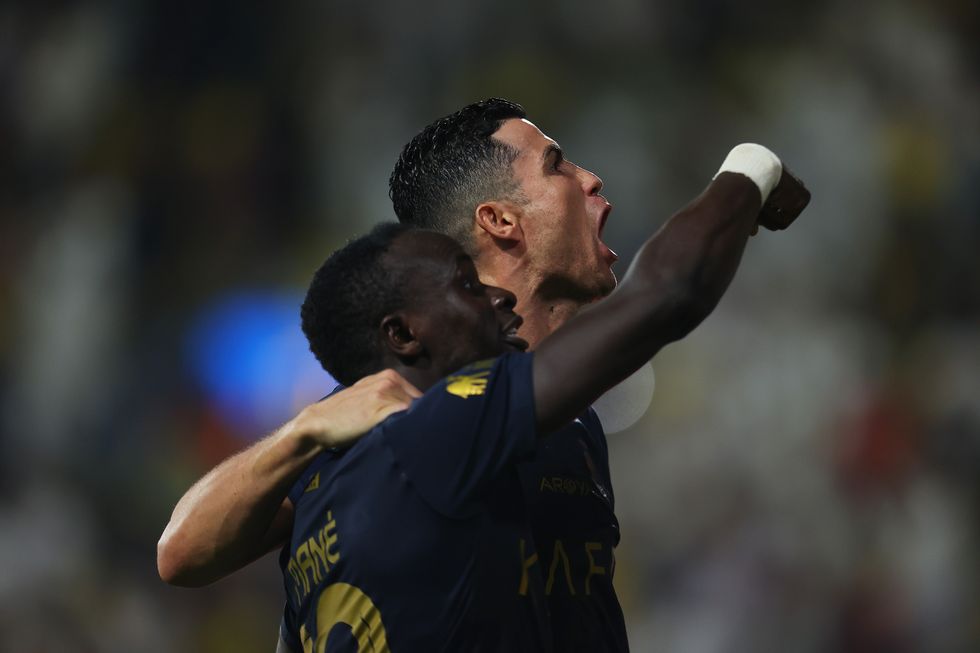 Sadio Mane and Cristiano Ronaldo