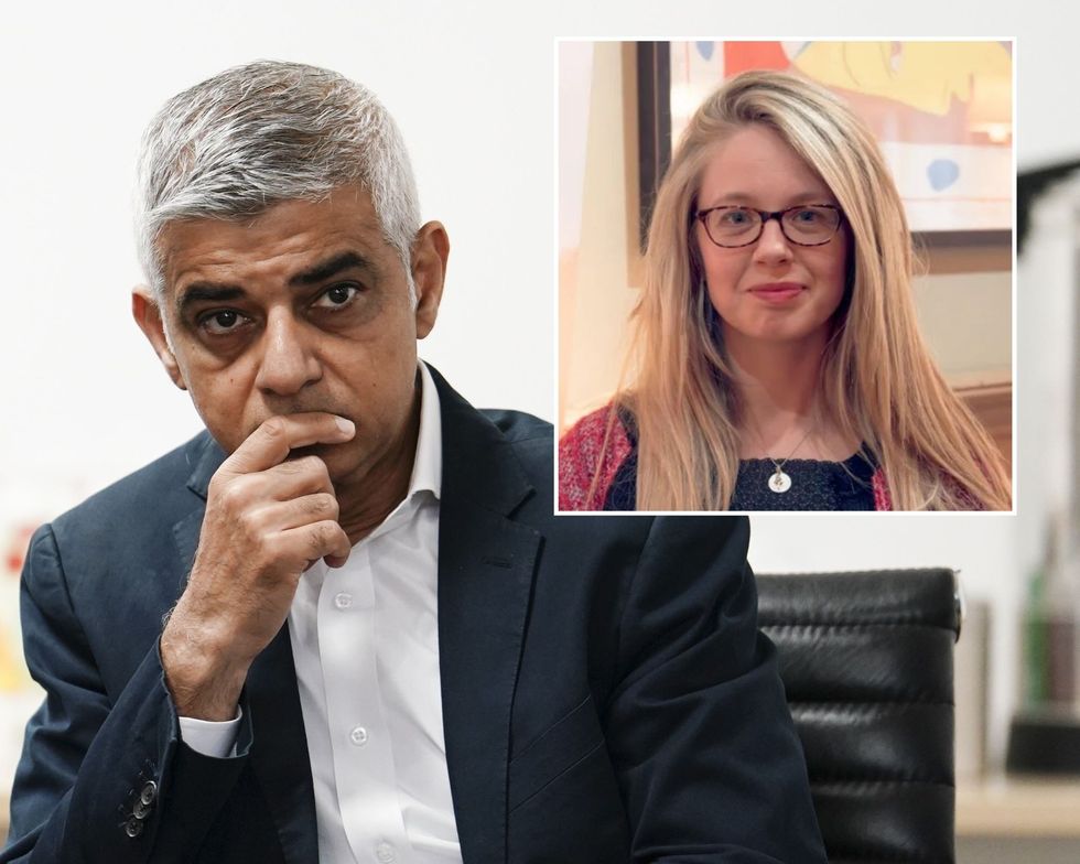 Sadiq Khan and Amy Gallagher