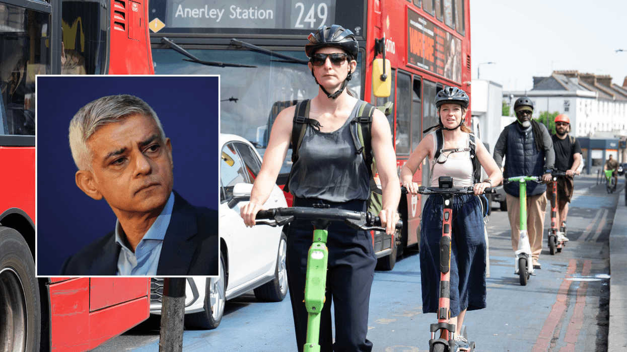 Sadiq Khan and e-scooters on UK roads