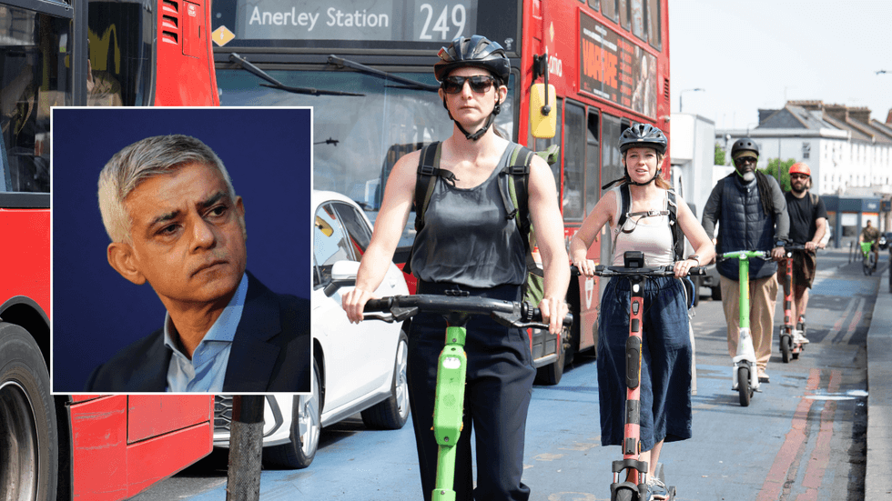 Sadiq Khan and e-scooters on UK roads