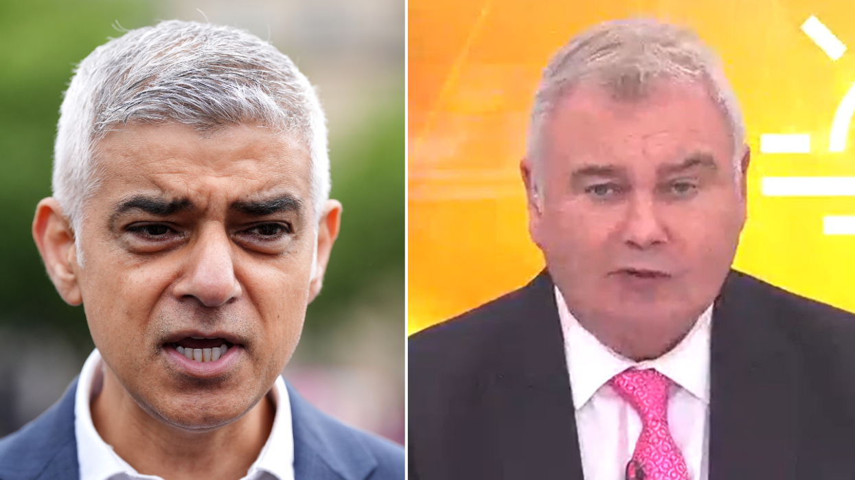 Sadiq Khan and Eamonn Holmes