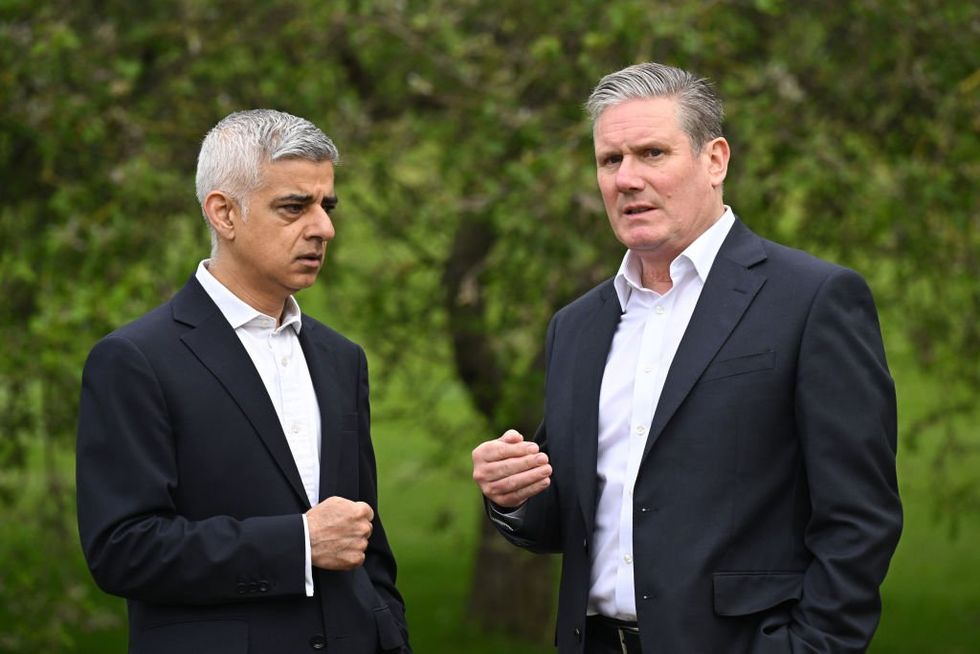 Sadiq Khan and Keir Starmer