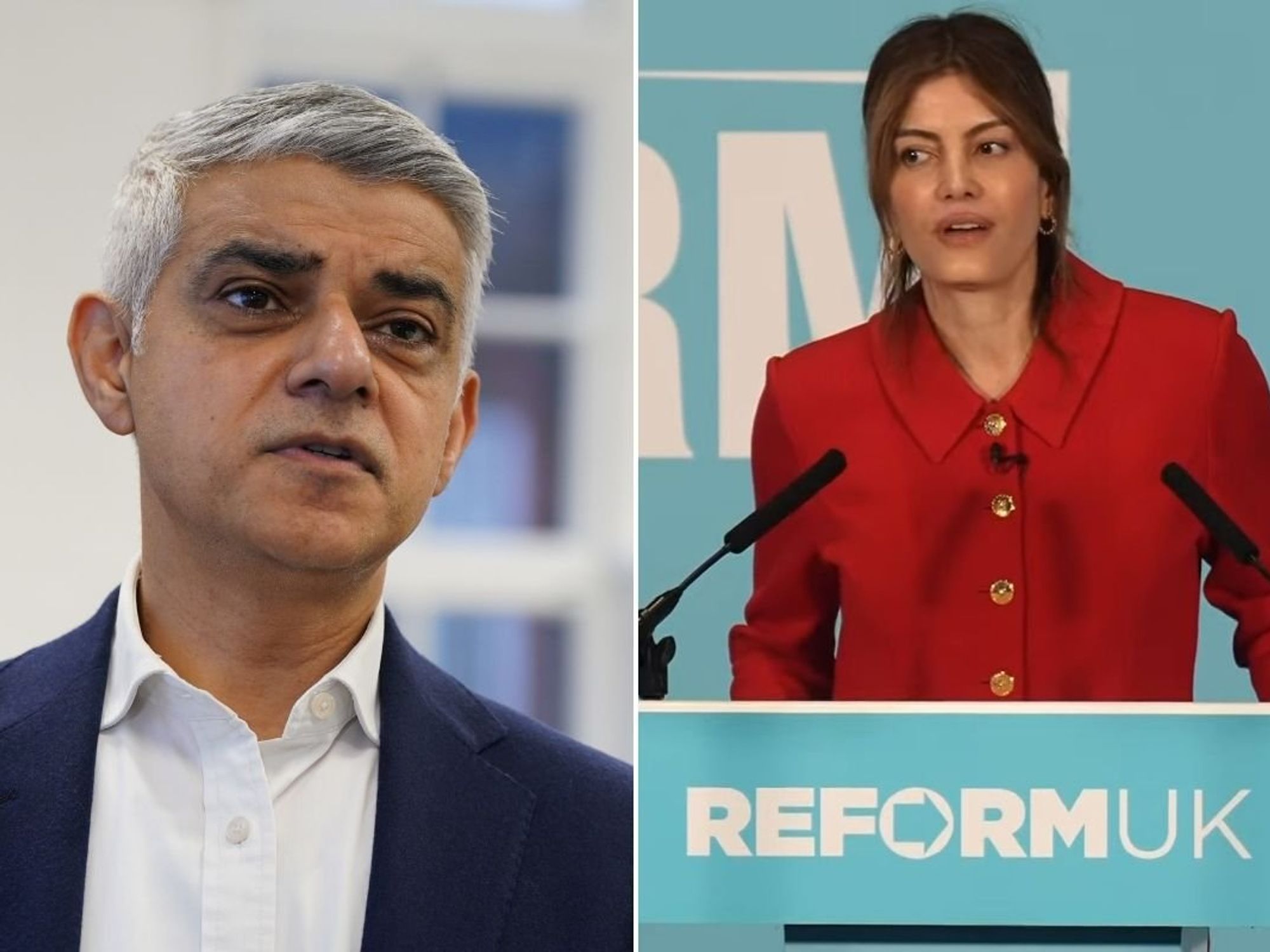 Sadiq Khan and Laila Cunningham