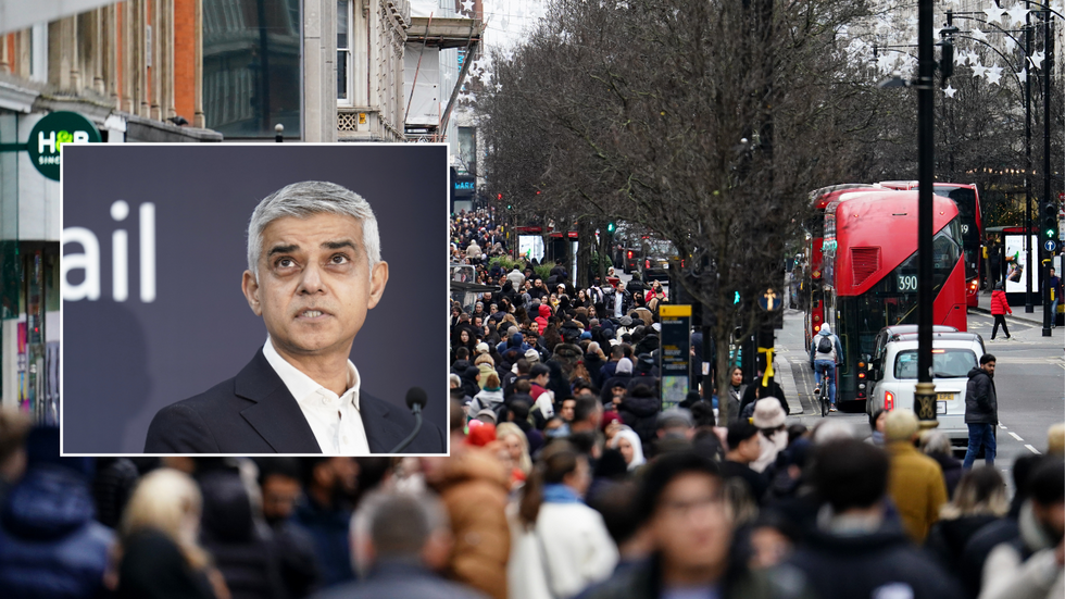 Sadiq Khan and Oxford Street shops