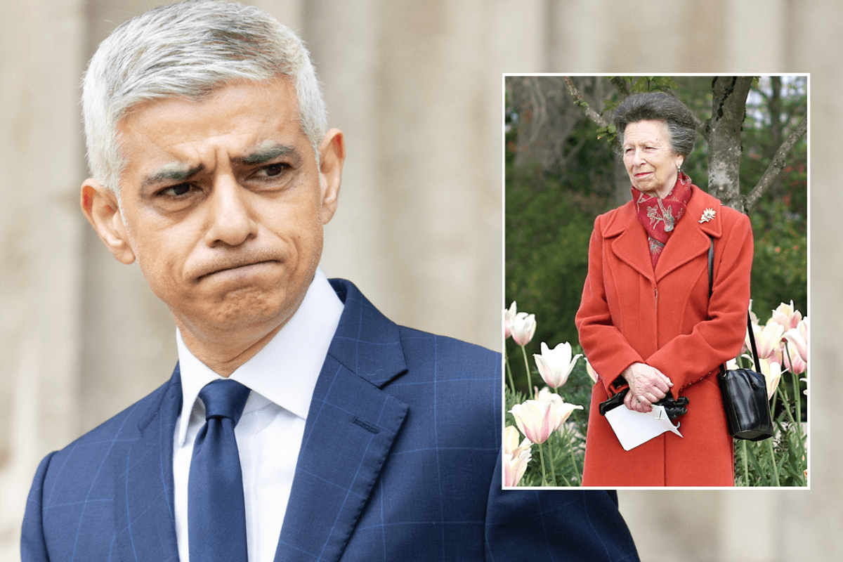 Sadiq Khan and Princess Anne