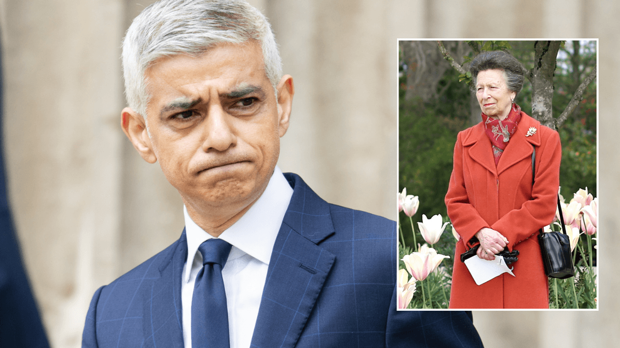 Sadiq Khan and Princess Anne