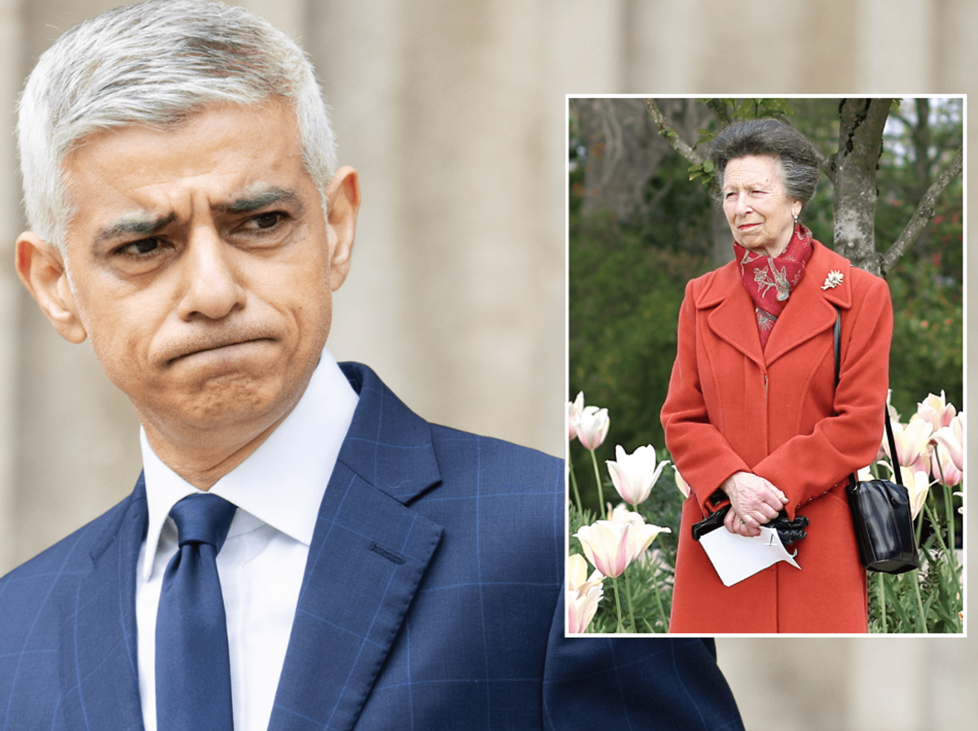 Sadiq Khan and Princess Anne
