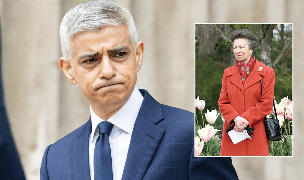Sadiq Khan and Princess Anne