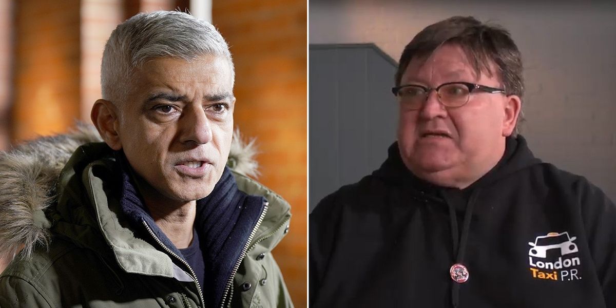 NextImg:Sadiq Khan urged to 'cap licences' on private hire taxis as black cab drivers face eradication by 2045: 'We need funding!'