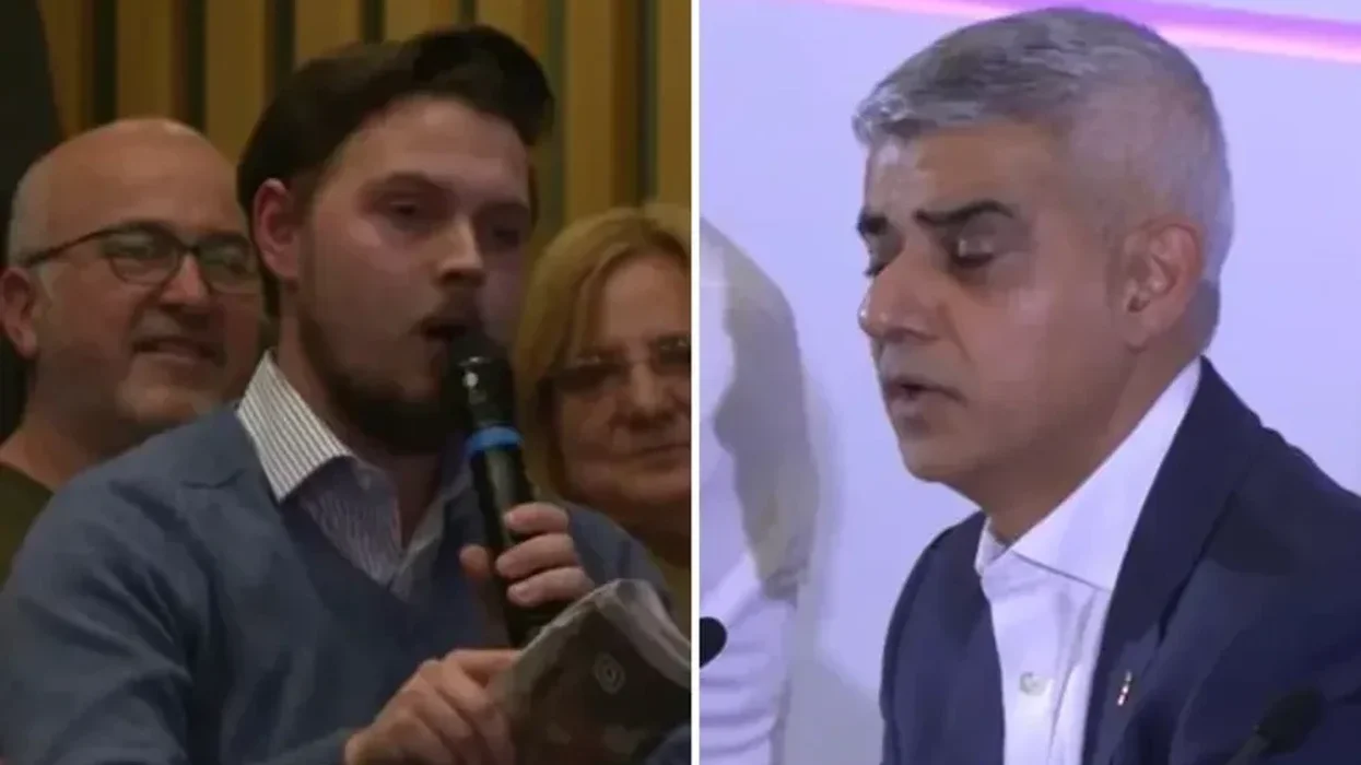 Sadiq Khan/Audience member