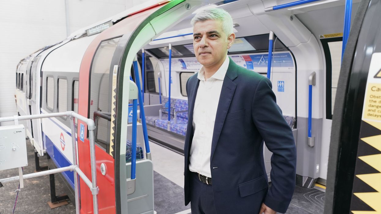 Sadiq Khan is hoping to power the tube with renewable energy