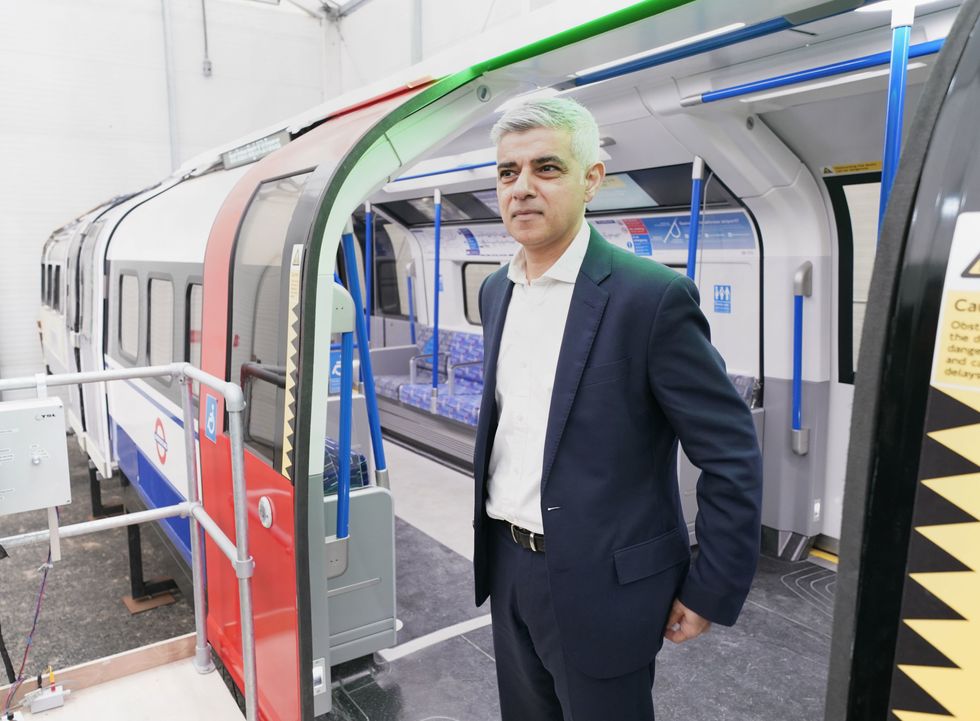 Sadiq Khan is hoping to power the tube with renewable energy