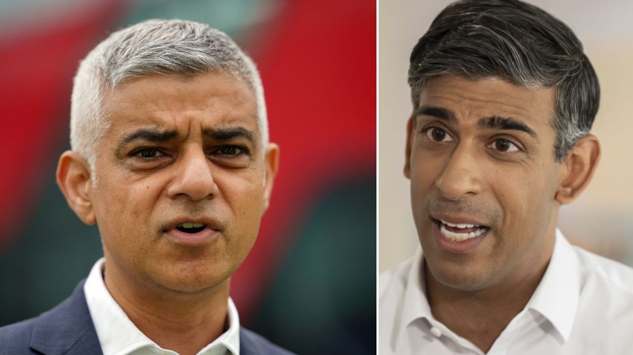 Sadiq Khan (left) and Rishi Sunak (right)