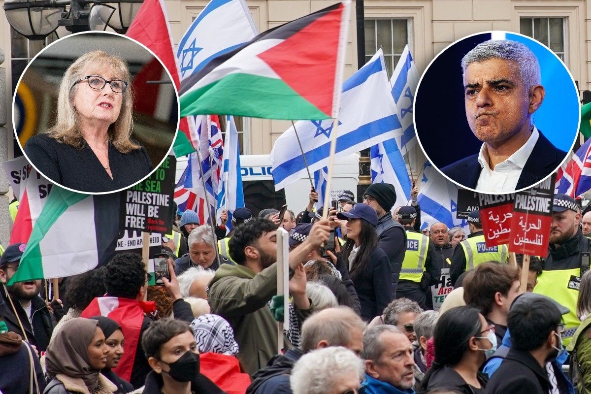 Sadiq Khan, Susan Hall and Pro-Palestinian protest