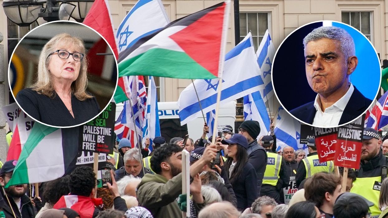 Sadiq Khan, Susan Hall and Pro-Palestinian protest