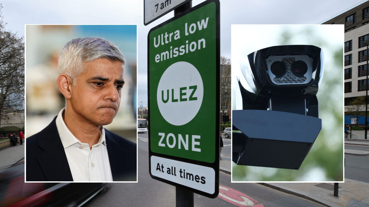 Sadiq Khan/Ulez sign/Ulez camera