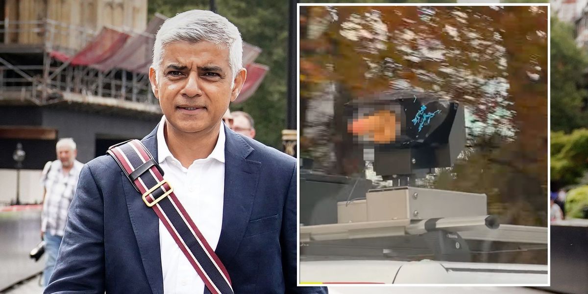 Ulez camera taken out by sex toy as another of Sadiq Khan’s enforcement vans rendered redundant Ulez camera taken out by sex toy as another of Sadiq Khan’s enforcement vans rendered redundant
