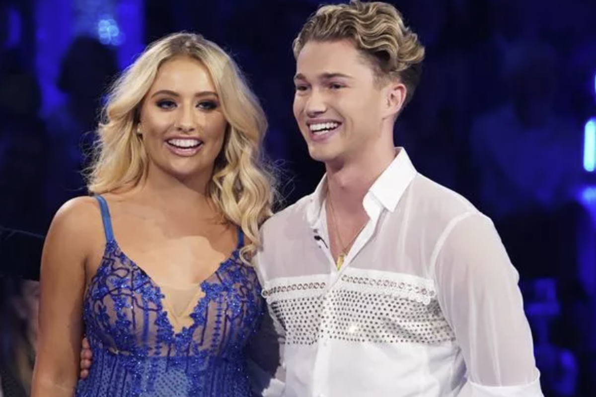 Saffron Barker and AJ Pritchard