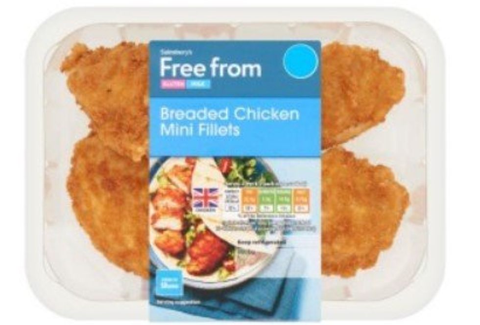 Sainsbury's Free From Breaded Chicken Mini Fillets