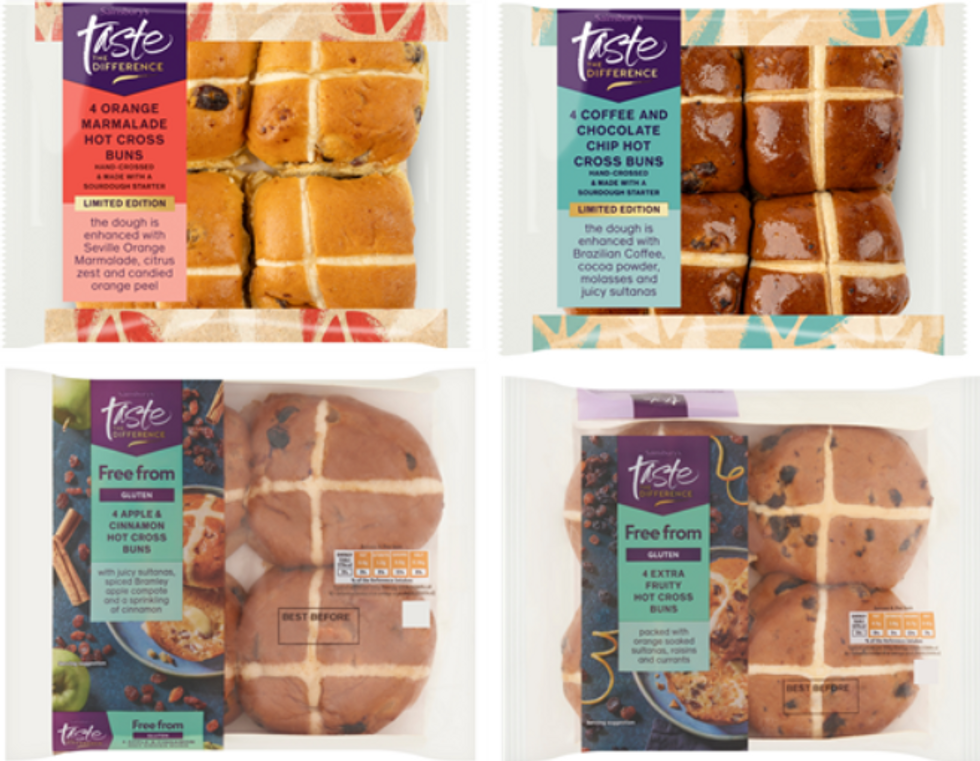 Sainsbury's Hot Cross Buns