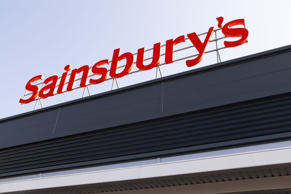 sainsbury's shop sign