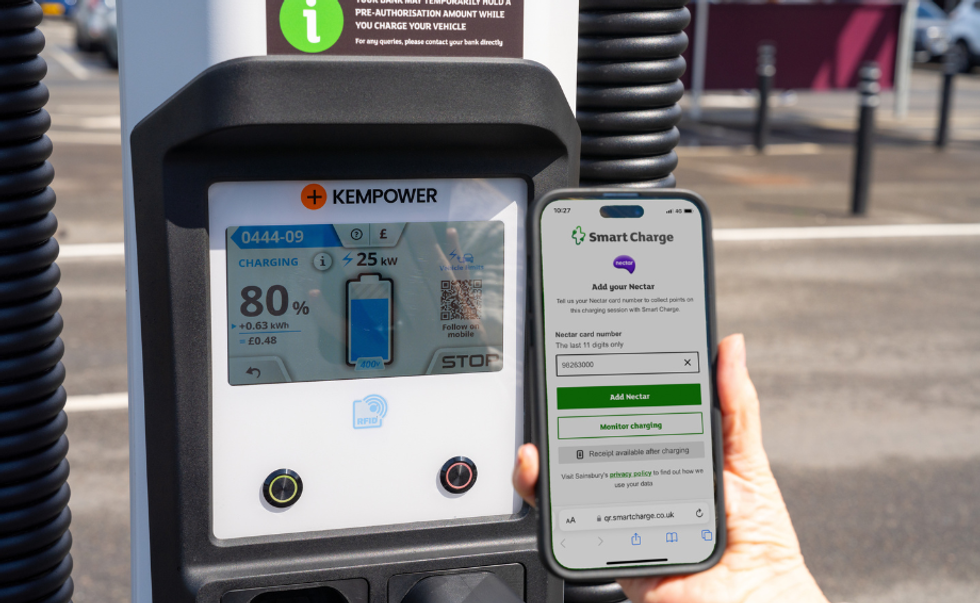 Sainsbury's Smart Charge functions