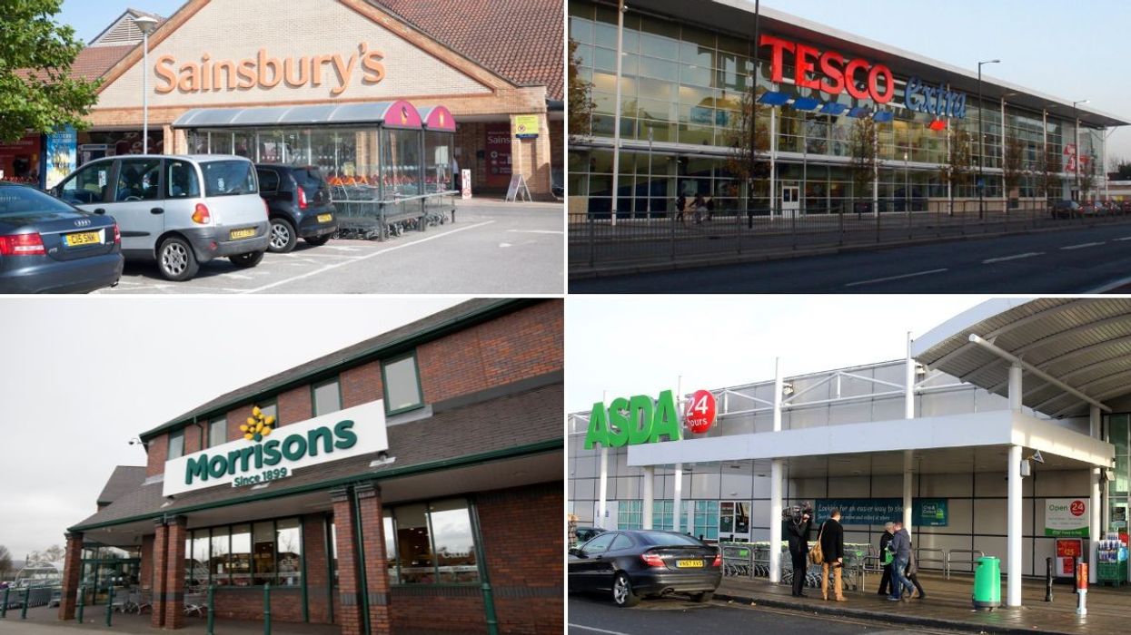 Sainsbury's, Tesco, Asda and Morrisons