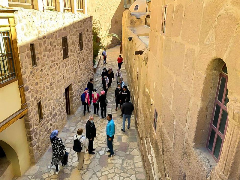 Saint Catherine's Monastery, an 1,500-year-old monastery located on the Sinai Peninsula\u200b