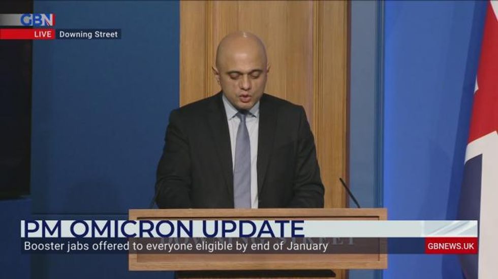 Covid Omicron variant: Sajid Javid urges 'step up' for booster jabs for 'best chance of Christmas with loved ones'