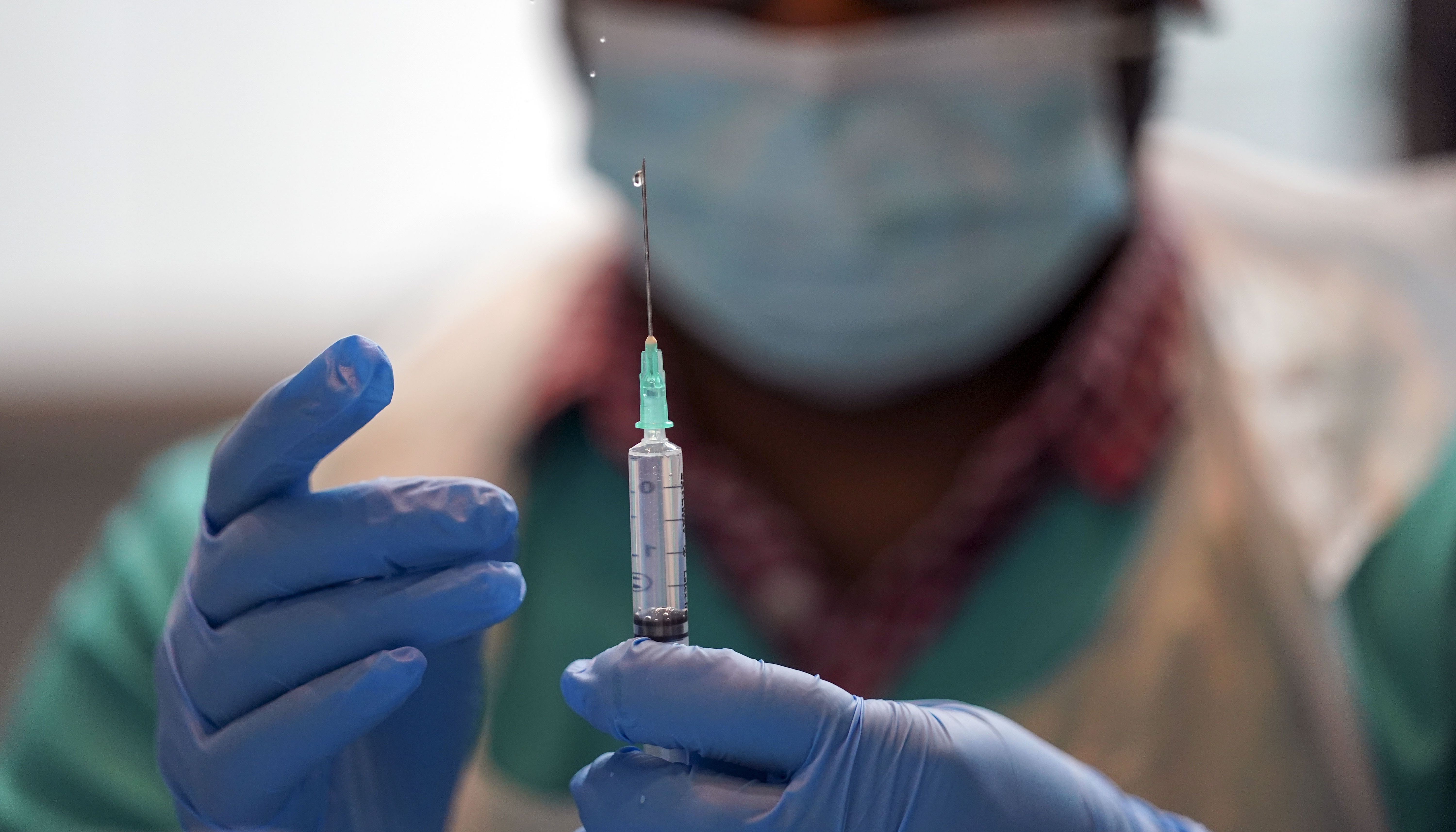 Sajid Javid said mandates for care home staff led to a fall in number of unvaccinated staff.