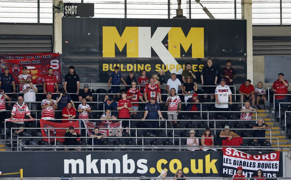 Salford Red Devils fans have been left in the dark