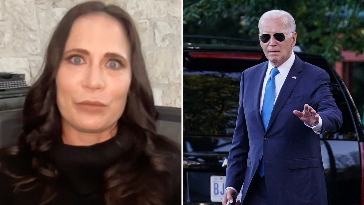 Sally Grisham and Joe Biden