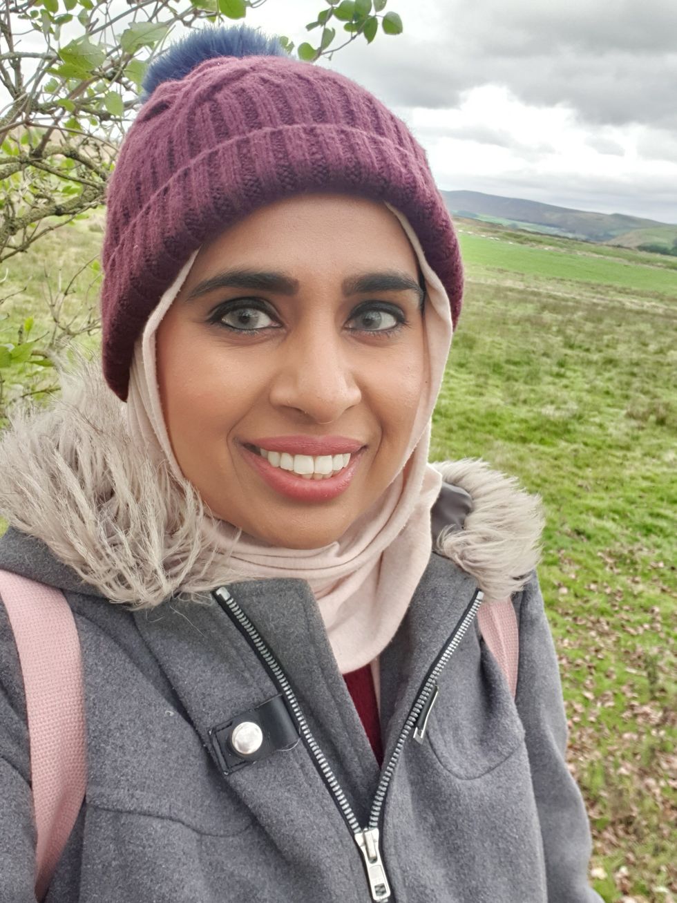 Salma Mehboob, 43, from Manchester, who participated in a Christmas Day walk that received racist comments on Facebook and accusations of damaging the area and not being %22proper walkers%22.