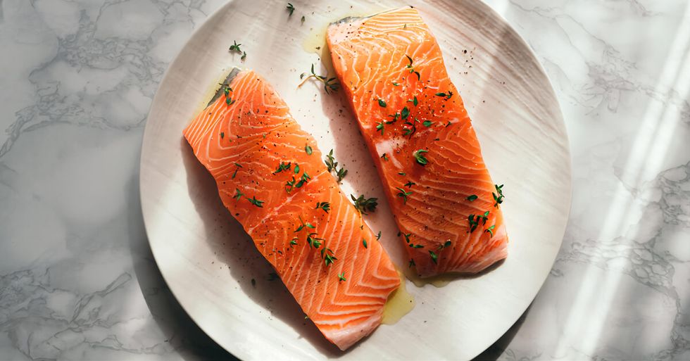 Salmon fillets