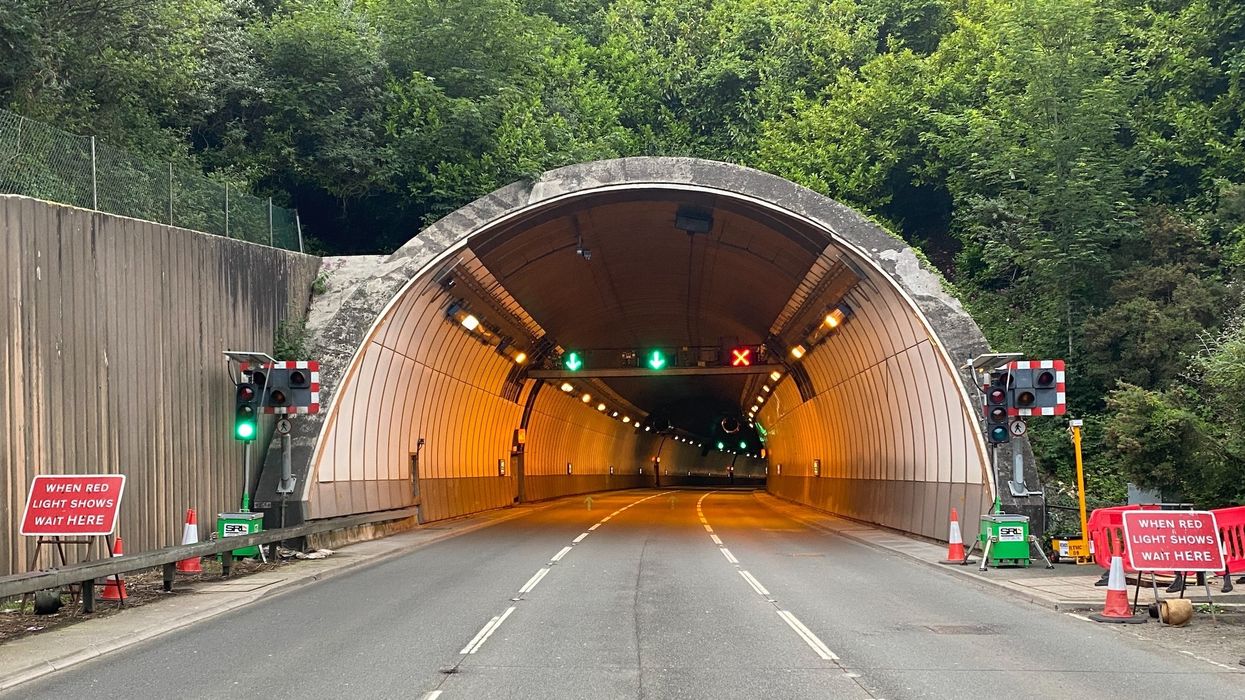 Saltash Tunnel entrance