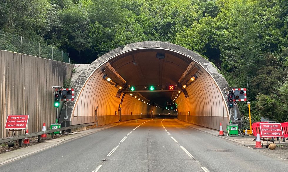 Saltash Tunnel entrance